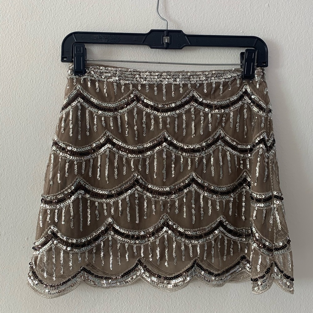 Sparkle mini-skirt